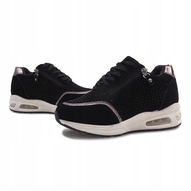 Sneakers sportive nere di Rebecca nero 1