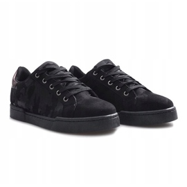 Sneakers camo nere di Marsiglia nero 1