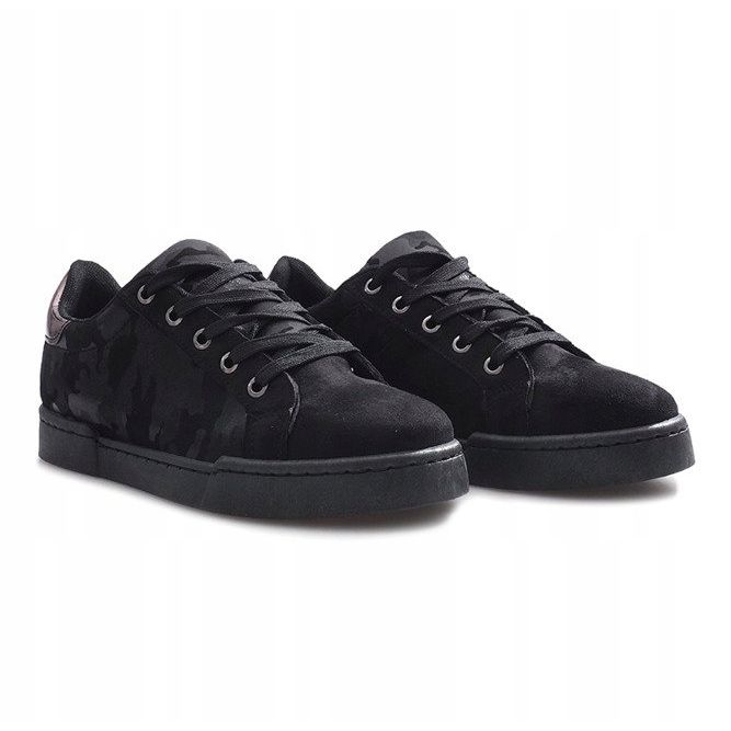 Sneakers camo nere di Marsiglia nero 1