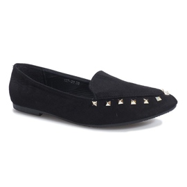 Slip-on nere con borchie Hawen nero 1