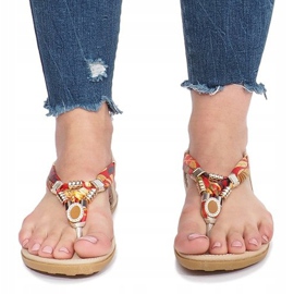 Sandali flat oro con diamanti Sprat d'oro 1