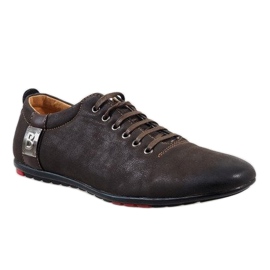 Scarpe da uomo marroni WF933-3 marrone 1