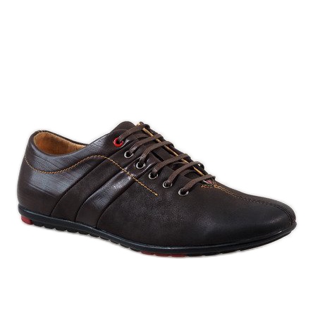 Scarpe da uomo marroni WF931-3 marrone 1
