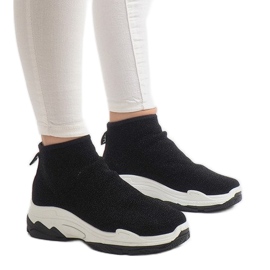 Sneakers sportive nere A88-22 nero 1
