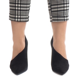 Tacchi neri asimmetrici C82A nero 1