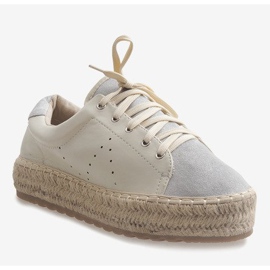 Espadrillas allacciate grigie LX-07 grigio 1