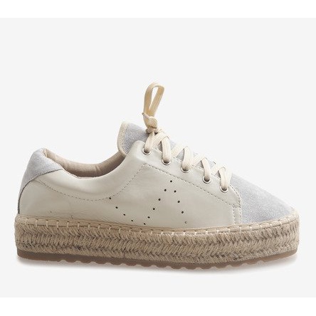 Espadrillas allacciate grigie LX-07 grigio 2