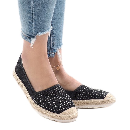 Espadrillas H6560 nere nero 1