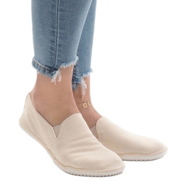 Sneakers slip-on in Lycra 315-3 beige 1