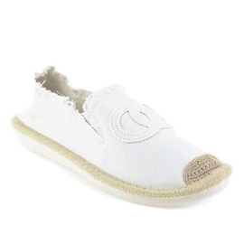 Espadrillas slip-on bianche NB273P-3 bianco 1