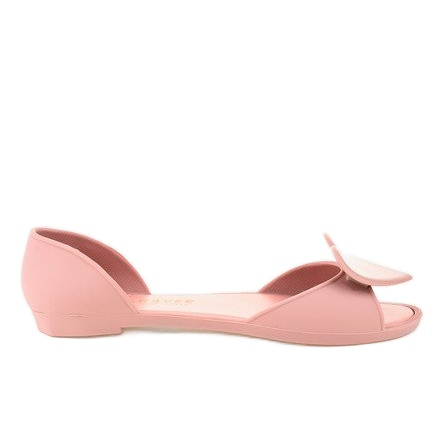 Ballerine in gomma rosa melissa con cuore KM121-24 1