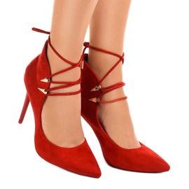 Pompe rosse su perno legato 6251-P rosso 2