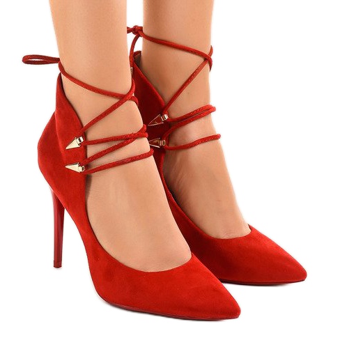 Pompe rosse su perno legato 6251-P rosso 1