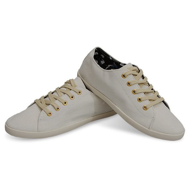 Sneakers In Tessuto 605 Bianco 1