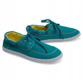 Mocassini in tessuto di VB14 Sneakers verdi verde 2