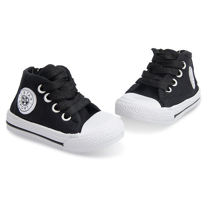 Sneakers Alte Bambini Y1309 Nere nero 1