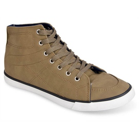 Sneakers alte casual 033 kaki verde 1