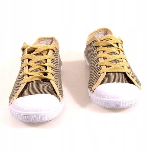Sneakers Carine Con Strisce Y531 Oro d'oro 1