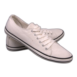 Sneakers In Tessuto Con Cinturino 125 Bianche bianca 2