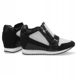 Sneakers semplici alla moda SK48 nere nero 1