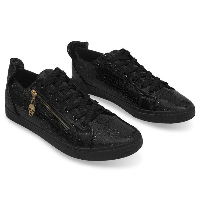 1508 Sneakers da uomo nere nero 1