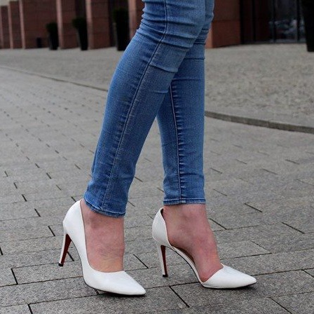 Stiletti Eleganti Laccati A899 Bianco bianca 1