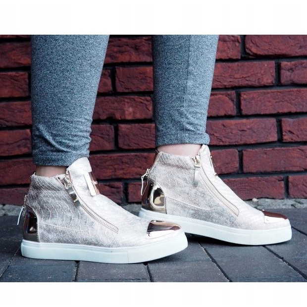 Sneakers Alte Q55 Oro d'oro 1