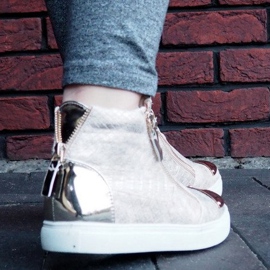 Sneakers Alte Q55 Oro d'oro 2