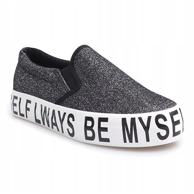 Slip On Sneakers Slip On Brocade E22 Nero 1