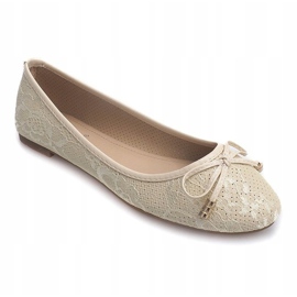 Ballerine in pizzo 02059 Beige 1