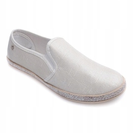 Shiny Sneakers Espadrillas B740 Bianco 1