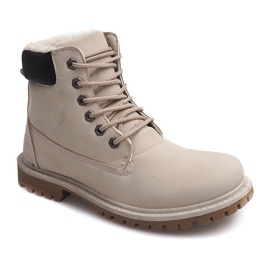 Stivali in legno autunnali B788 Beige 1