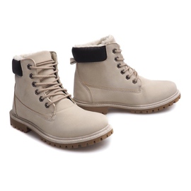 Stivali in legno autunnali B788 Beige 2