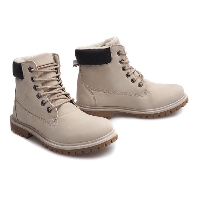 Stivali in legno autunnali B788 Beige 2