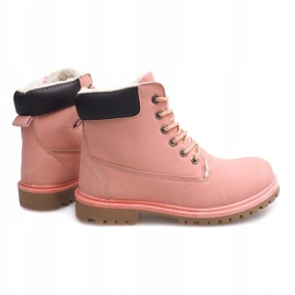 Stivali autunno in legno B788 rosa 2