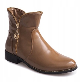 Stivali laccati e caldi QQ-47 Khaki multicolore verde 2