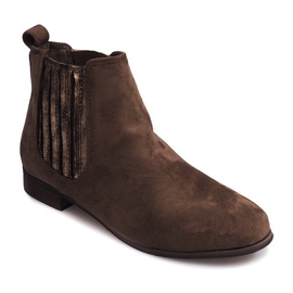 Stivaletti in pelle scamosciata Jodhpur M-61 Khaki multicolore cachi 2