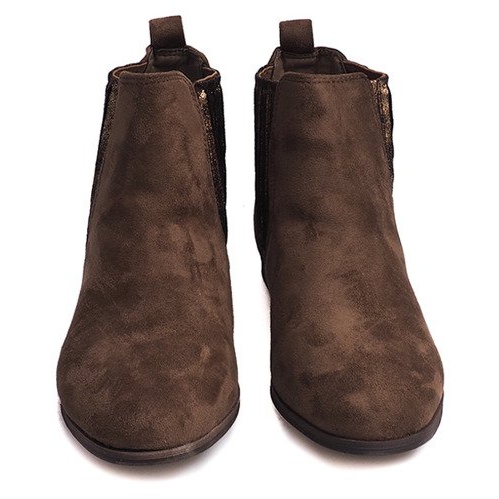 Stivaletti in pelle scamosciata Jodhpur M-61 Khaki multicolore cachi 1