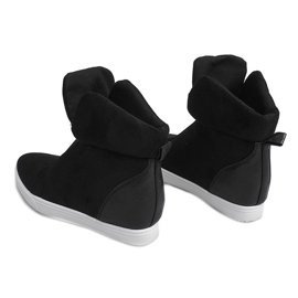 Sneakers con zeppa TL088 Nere nero 1