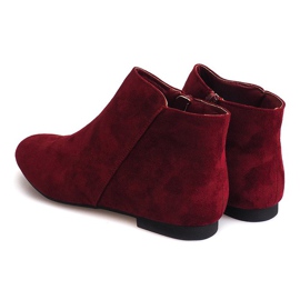 Stivaletti in camoscio Stivaletti Chelsea 7-106 Rosso 2