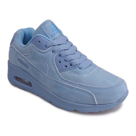 Sneakers in pelle scamosciata Sneakers Sneakers B775 Blu 2