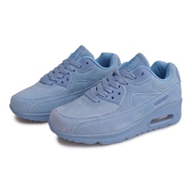 Sneakers in pelle scamosciata Sneakers Sneakers B775 Blu 1
