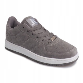Sneakers Camoscio Air Force B780 Grigio giallo 1