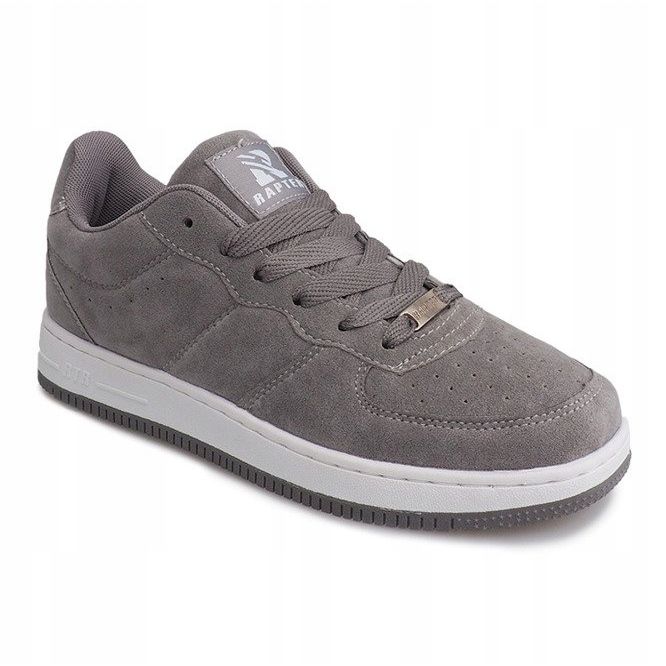 Sneakers Camoscio Air Force B780 Grigio giallo 1