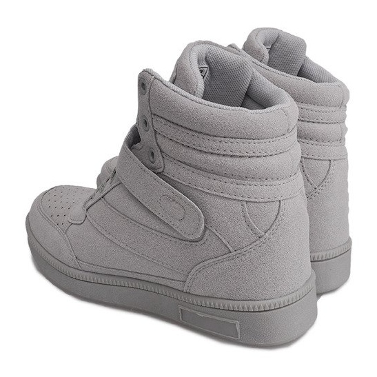 Sneakers con zeppa grigie XW33268 grigio 1