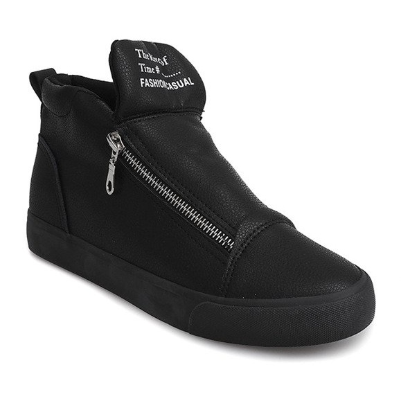 Sneakers con zeppa AN9732 Nere nero 2