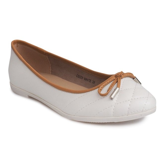 Ballerine Con Fiocco CS003 Bianco bianca 1