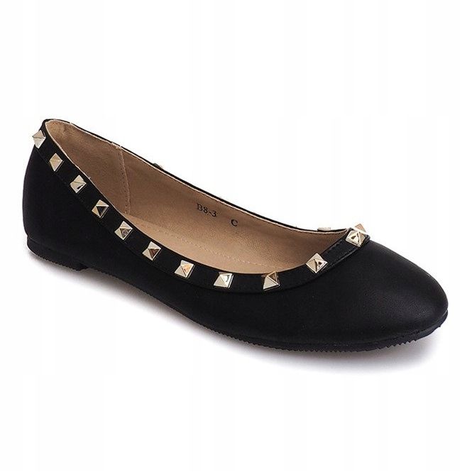 Ballerine Classiche Con Borchie B8-3 Nere nero 2