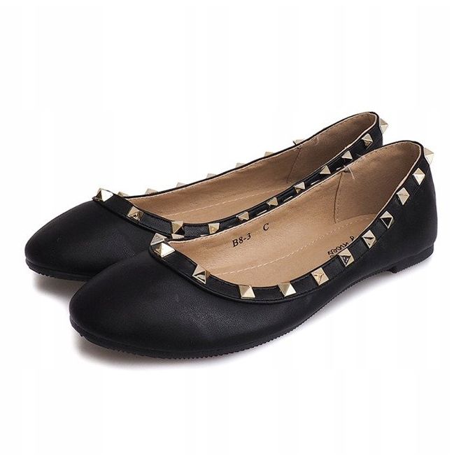 Ballerine Classiche Con Borchie B8-3 Nere nero 1
