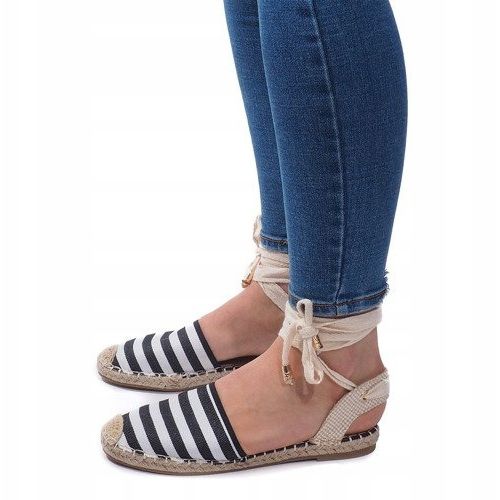 Sandali Espadrillas Ballerine 6368 Nero 2